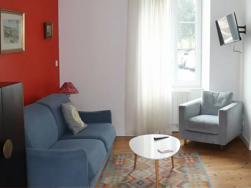Living room of Le Carrousel, the ground-floor flat